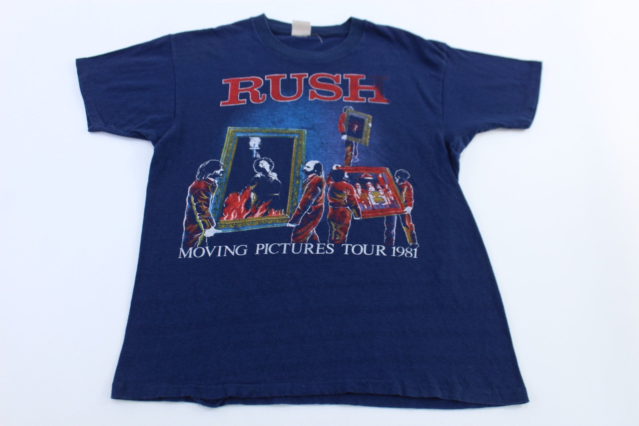1981 Rush Moving Pictures Tour T-shirt - ThriftedThreads.com