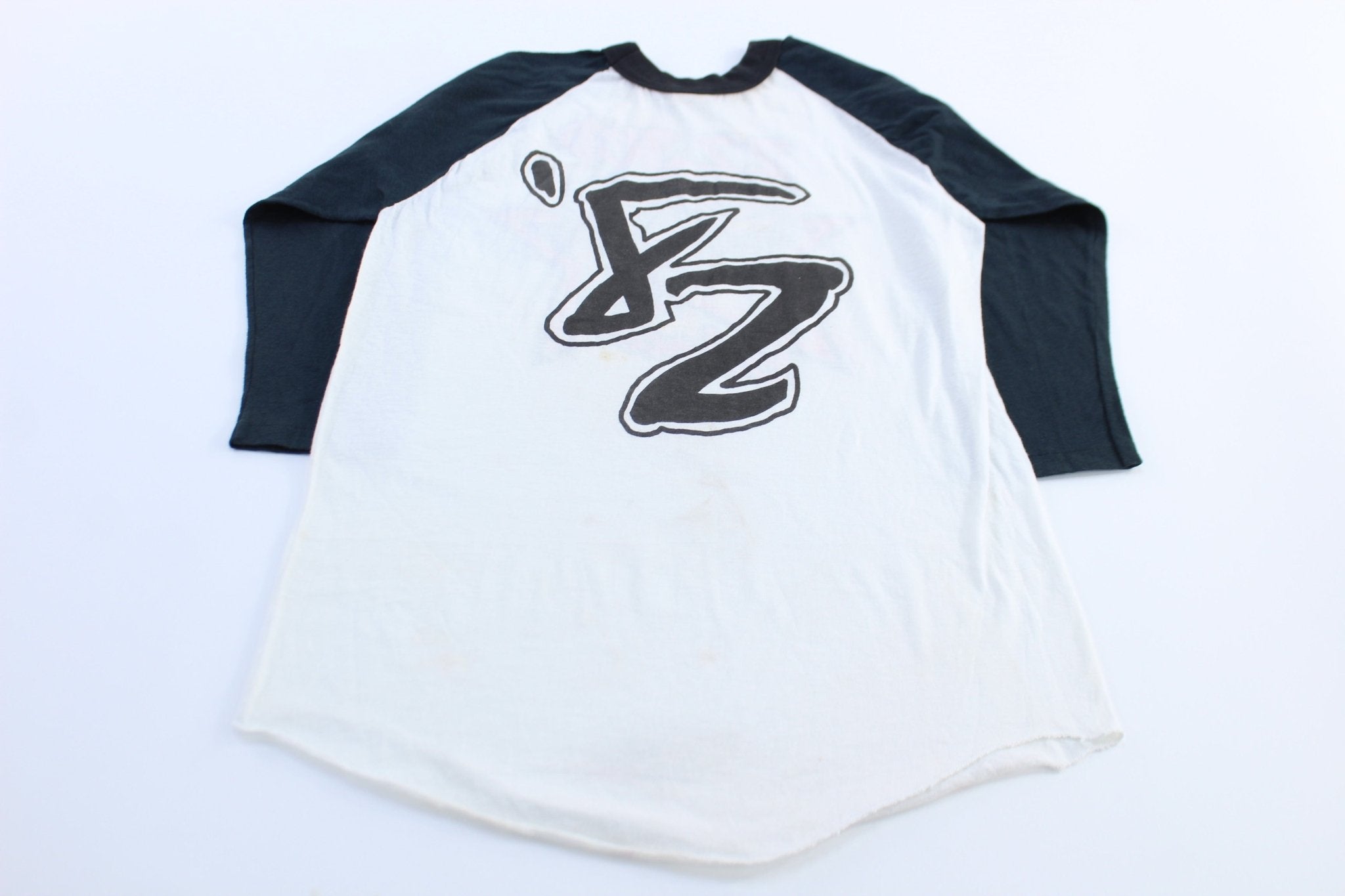 1982 ZZ Top El Loco Band Raglan T-Shirt - ThriftedThreads.com