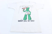 1984 Gumby Goes For Gold Summer Games T-Shirt - ThriftedThreads.com