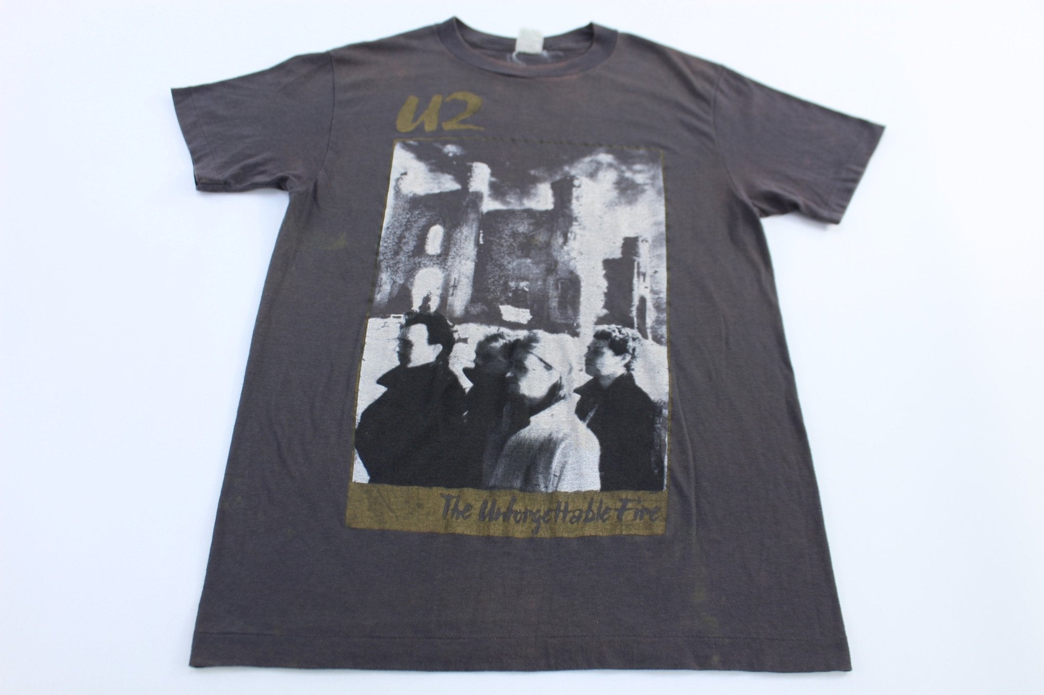 1985 U2 The Unforgettable Fire Tour T-shirt - ThriftedThreads.com