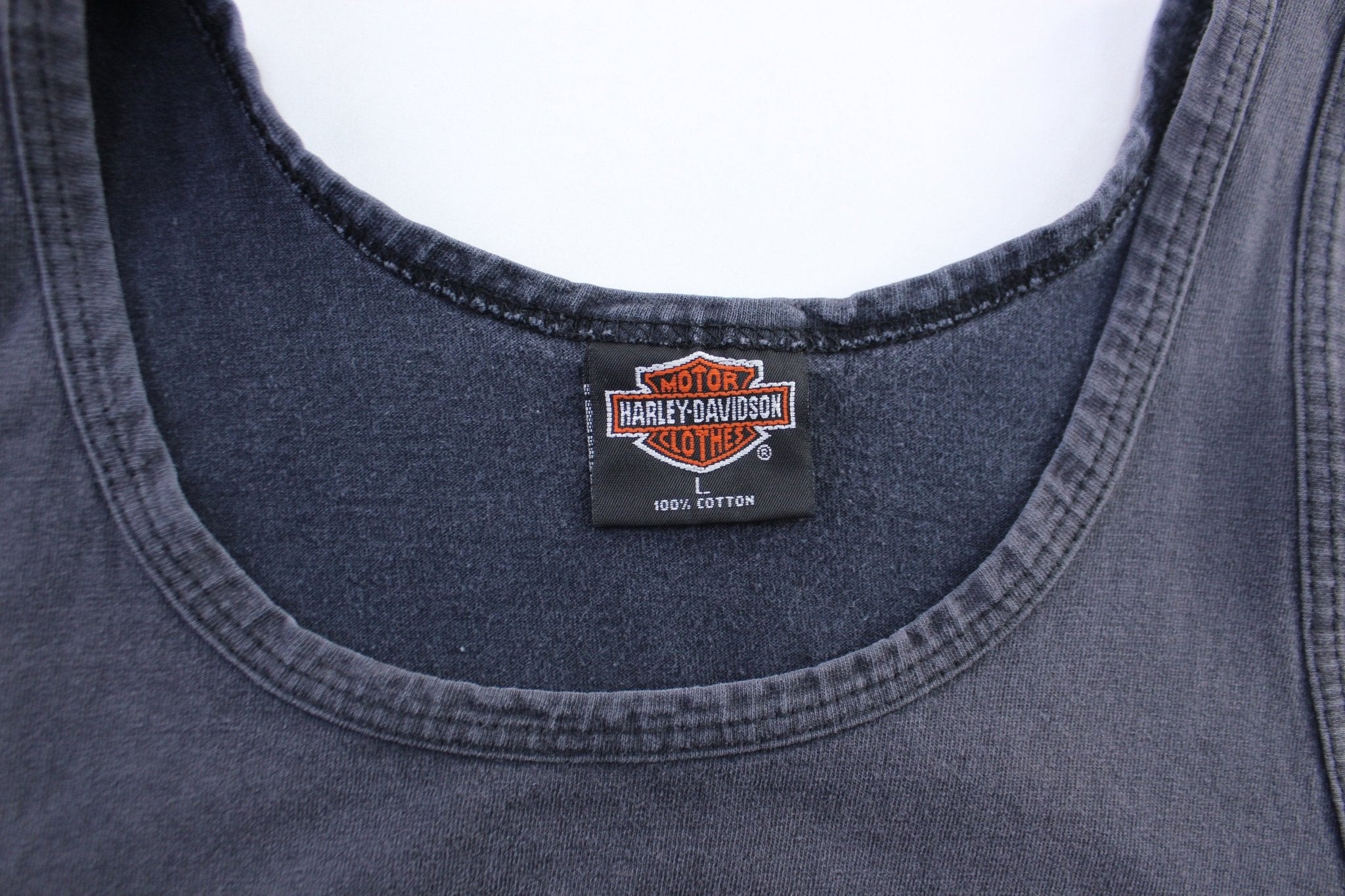 1992 Harley Davidson Motorcycles Yucca Valley, California Tank Top - ThriftedThreads.com