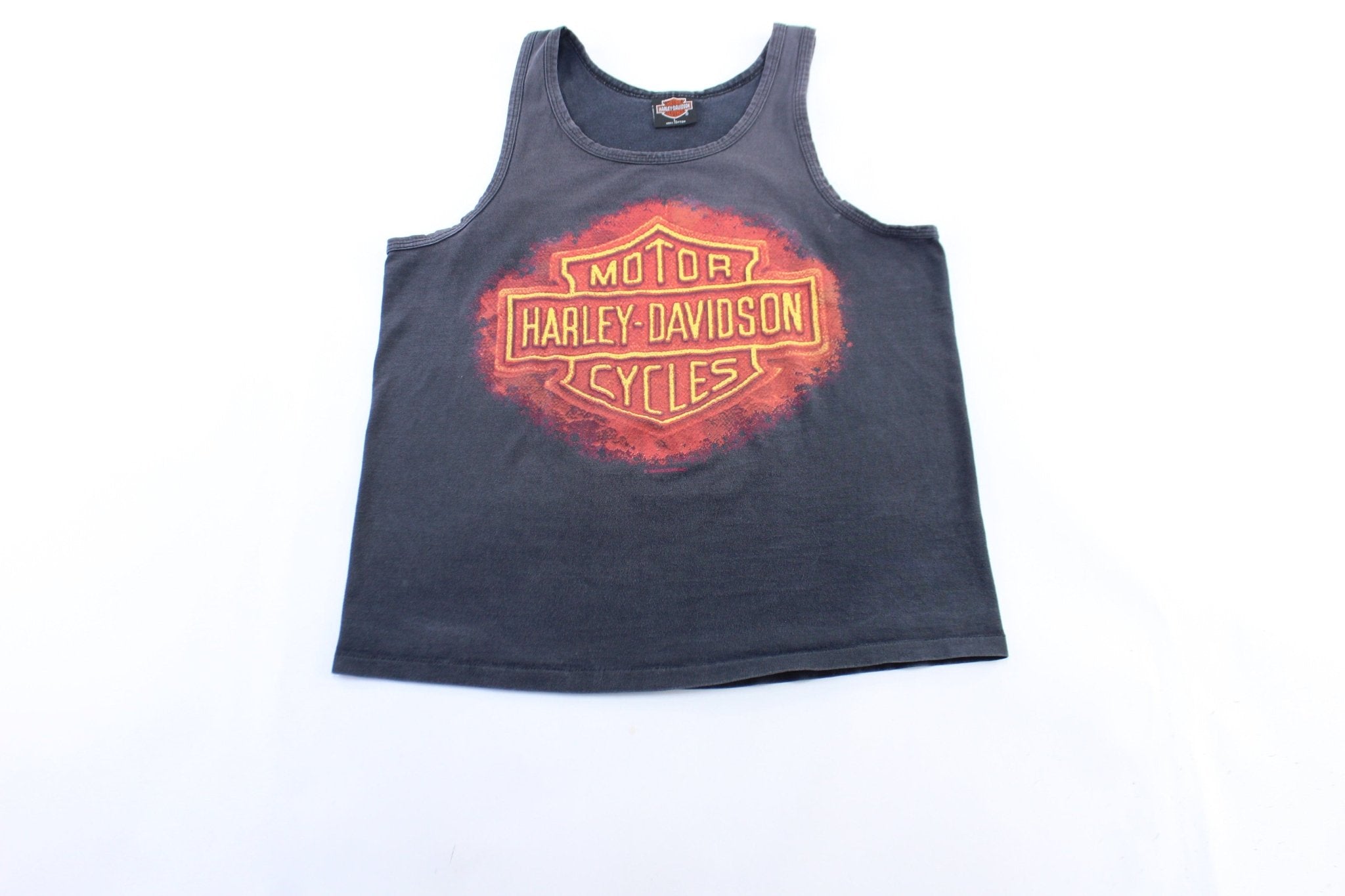 1992 Harley Davidson Motorcycles Yucca Valley, California Tank Top - ThriftedThreads.com