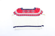 80's Acrylic Patterned Sweater - ThriftedThreads.com