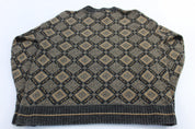 80's Ron Chereskin Geometric Patterned Sweater - ThriftedThreads.com