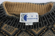 80's Ron Chereskin Geometric Patterned Sweater - ThriftedThreads.com