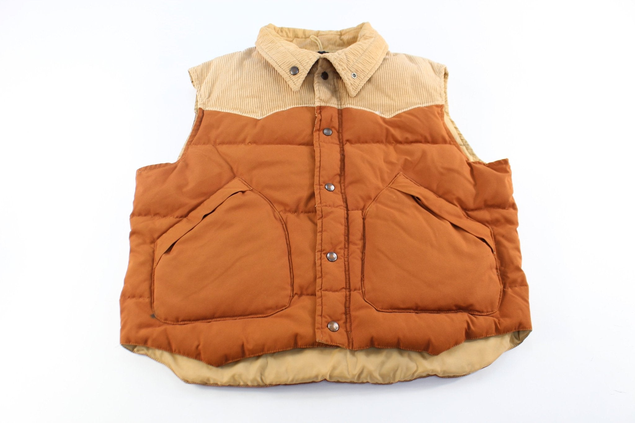 80's Silverman's Bronze Puffer Vest