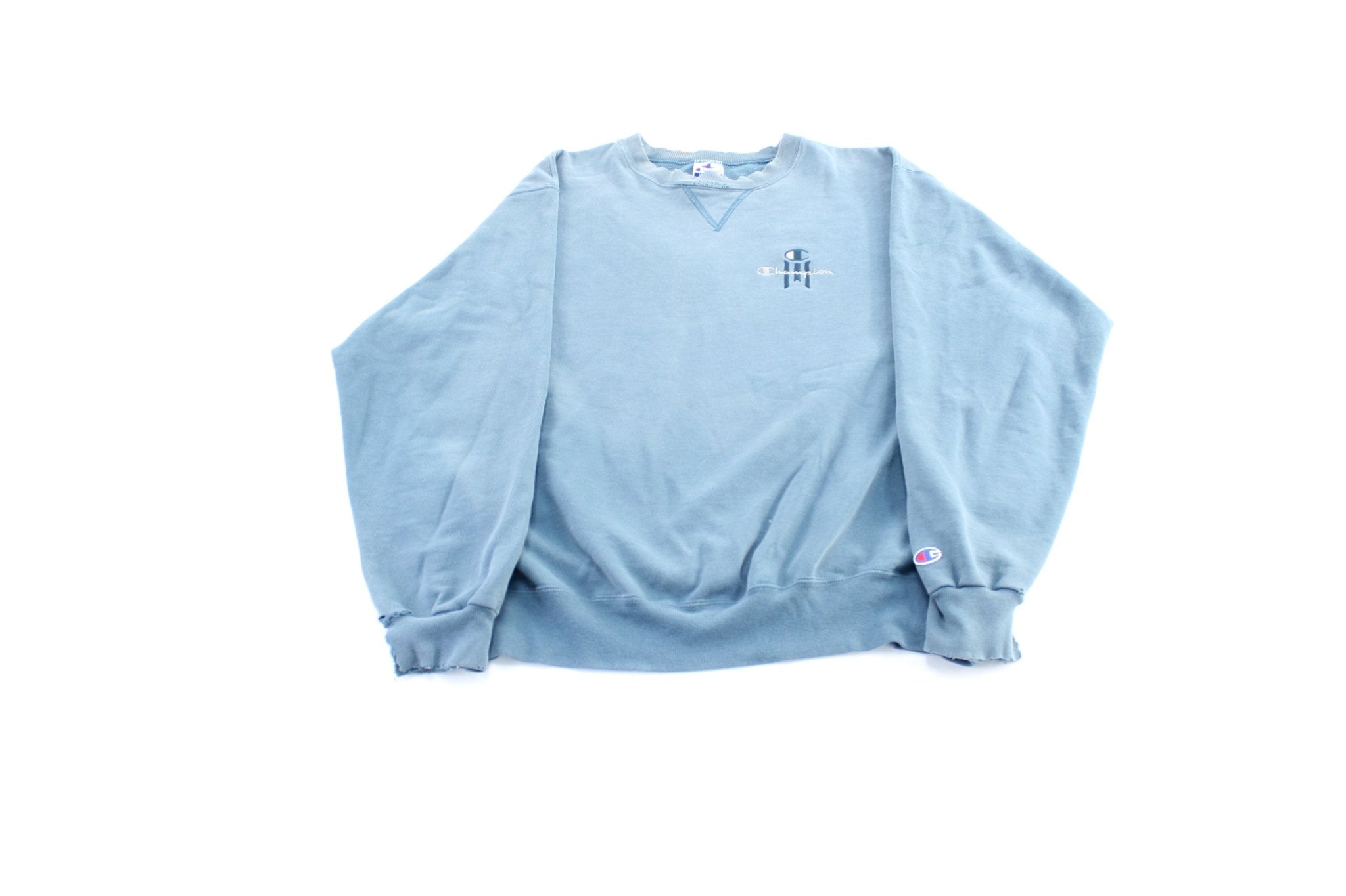 Champion stitched sweatshirt best sale