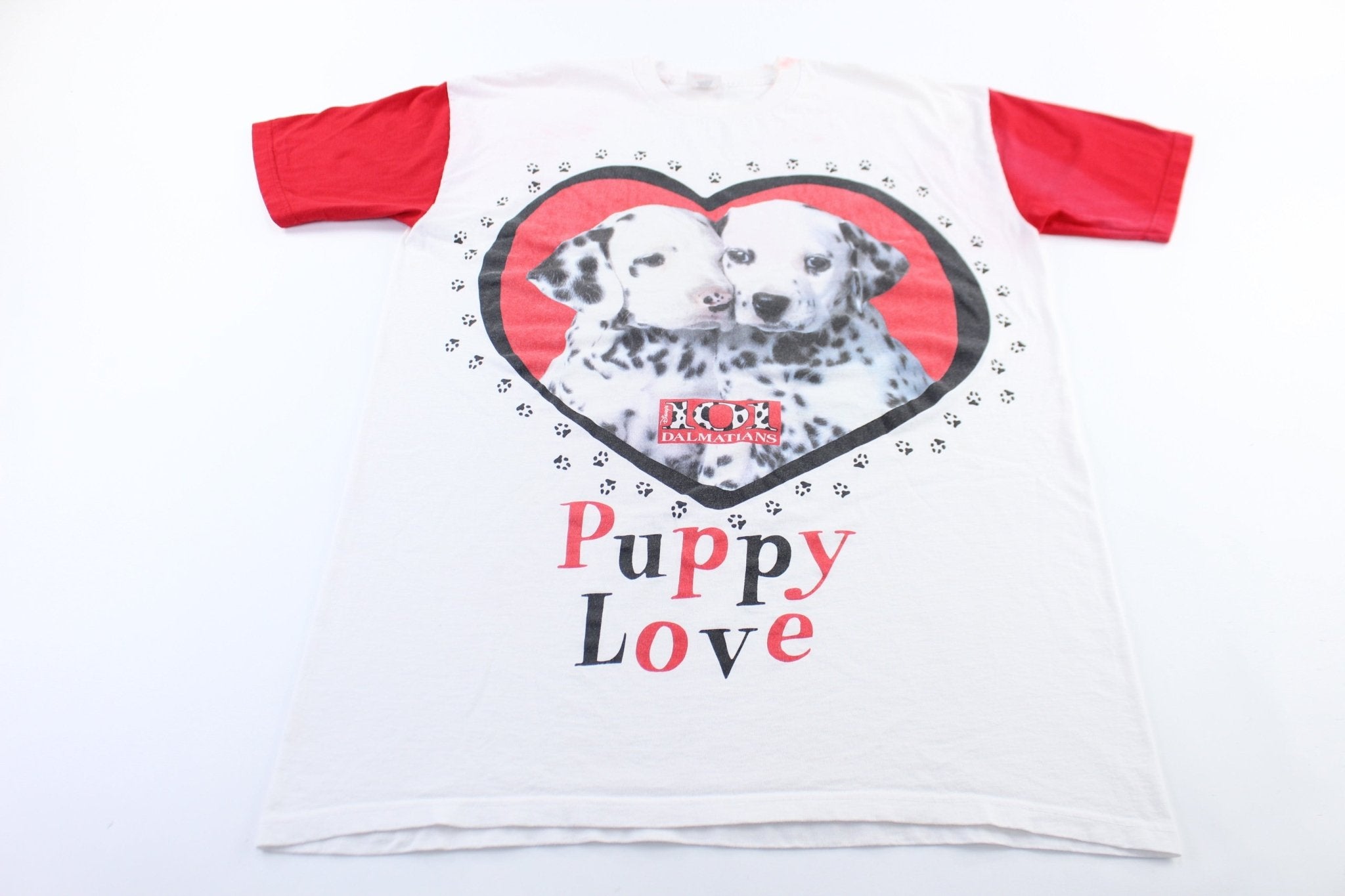 90 s Disney 101 Dalmatians Puppy Love Graphic T Shirt