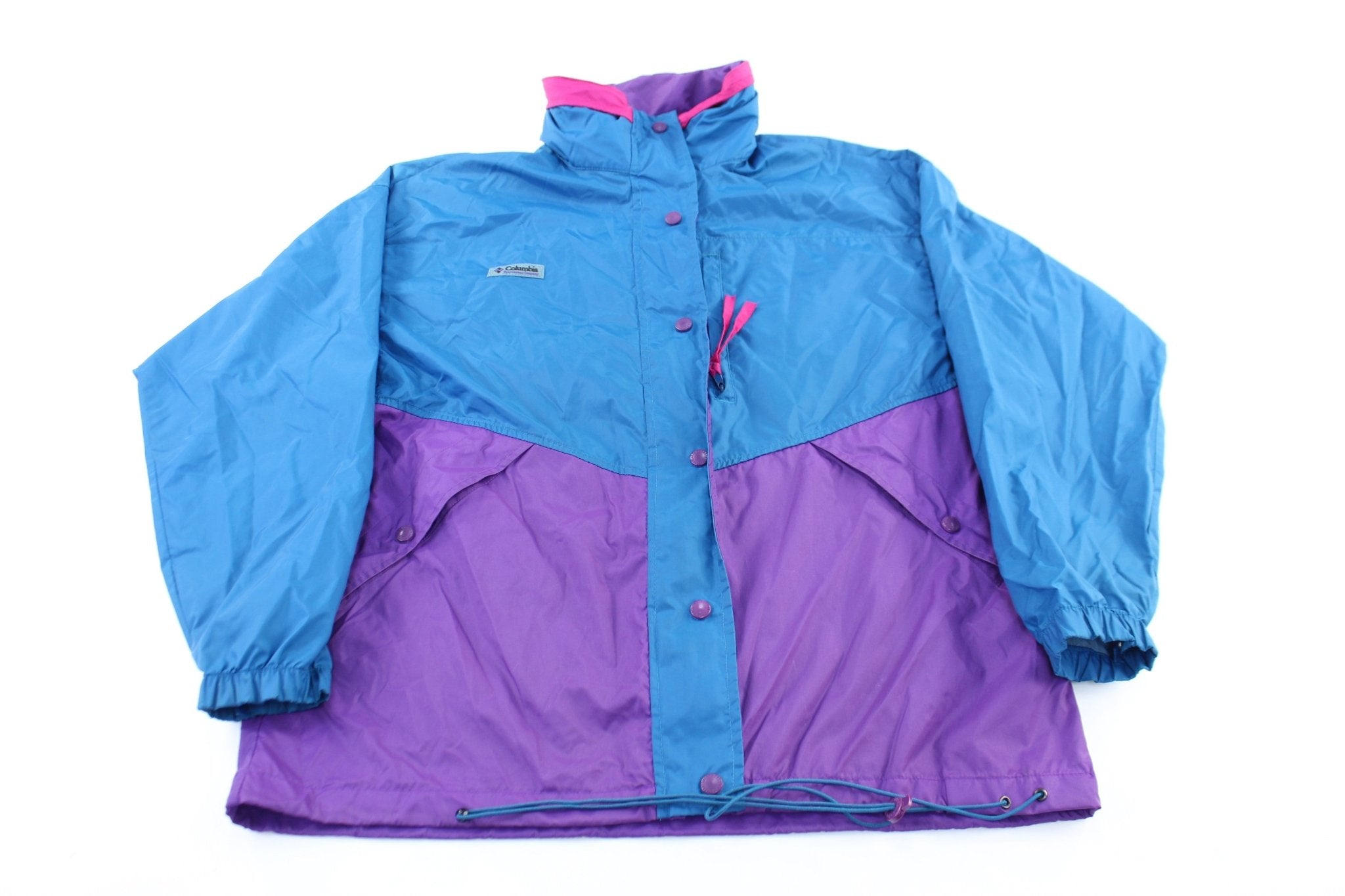 90 s Women s Columbia Sportswear Company Blue Purple Zip Up Jacket