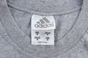 Adidas Basketball Logo Grey Tank Top - ThriftedThreads.com
