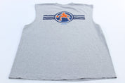 Adidas Basketball Logo Grey Tank Top - ThriftedThreads.com