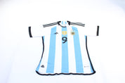 Adidas Embroidered Logo Argentina Julian Alvarez Soccer Jersey - ThriftedThreads.com