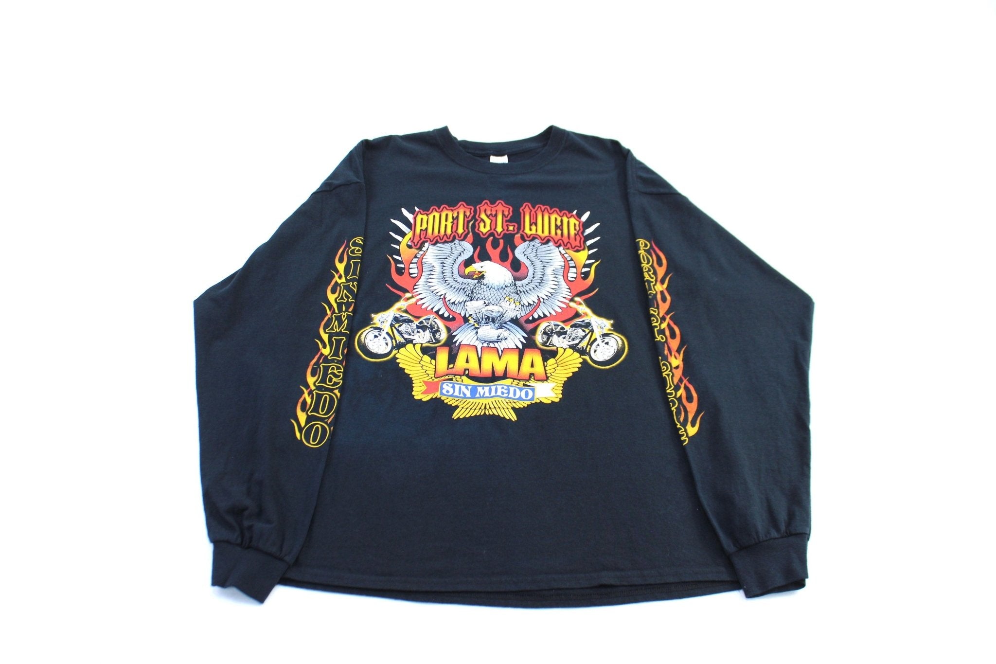 Harley Davidson flame LS tシャツ