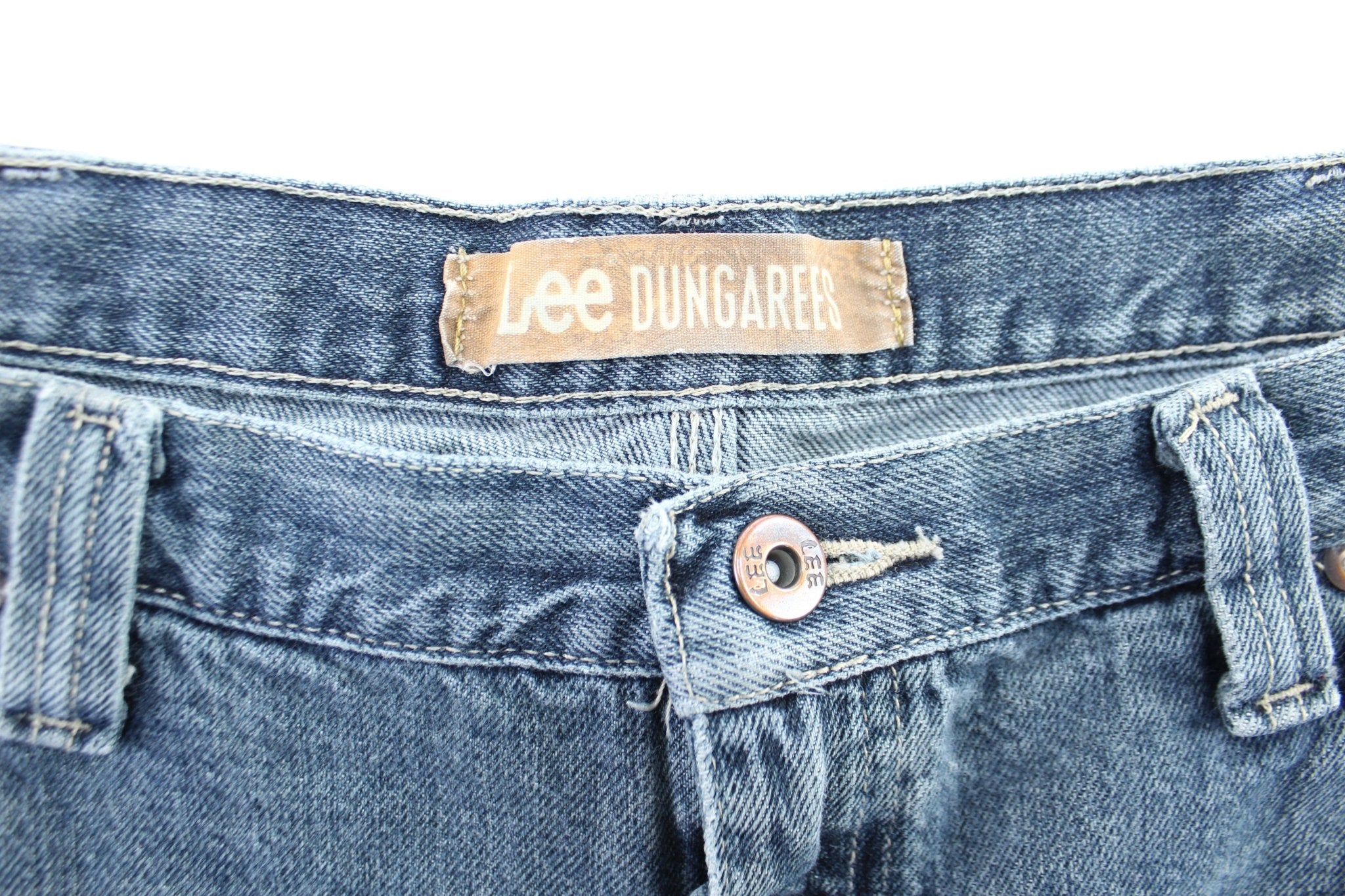 Lee Dungarees Denim Shorts - ThriftedThreads.com