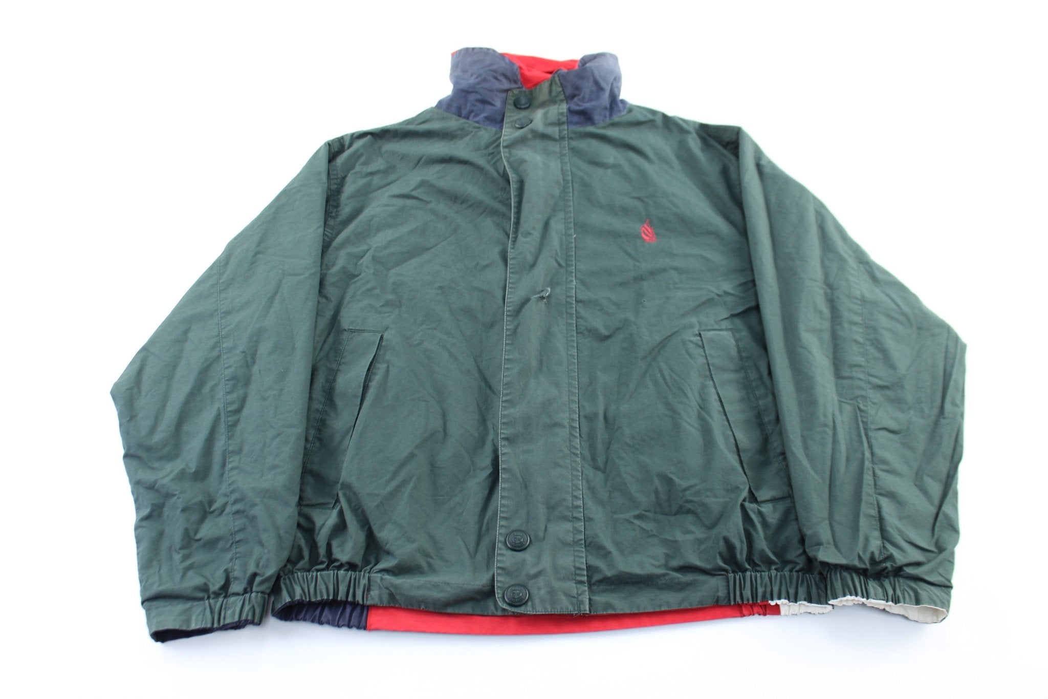 Nautica Reissue Nylon newest Zip-Up Jacket Reversible