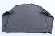 Nike Embroidered Logo Grey Sweatshirt - ThriftedThreads.com