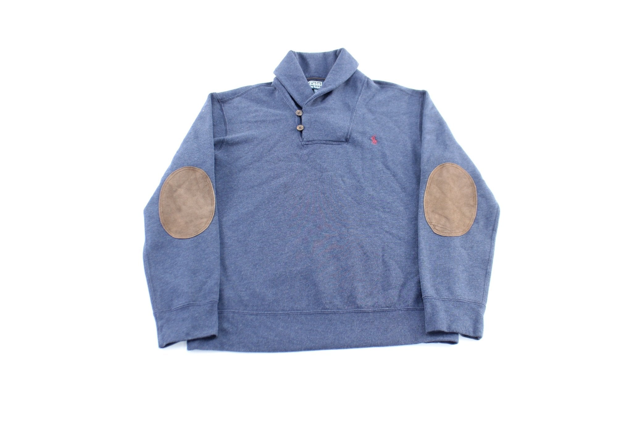 Ralph lauren elbow patch sweater best sale