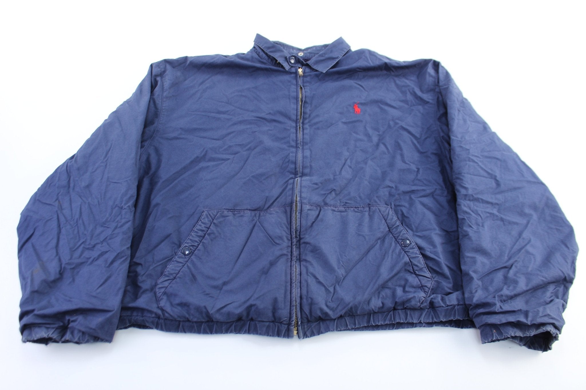 Navy blue ralph lauren jacket best sale