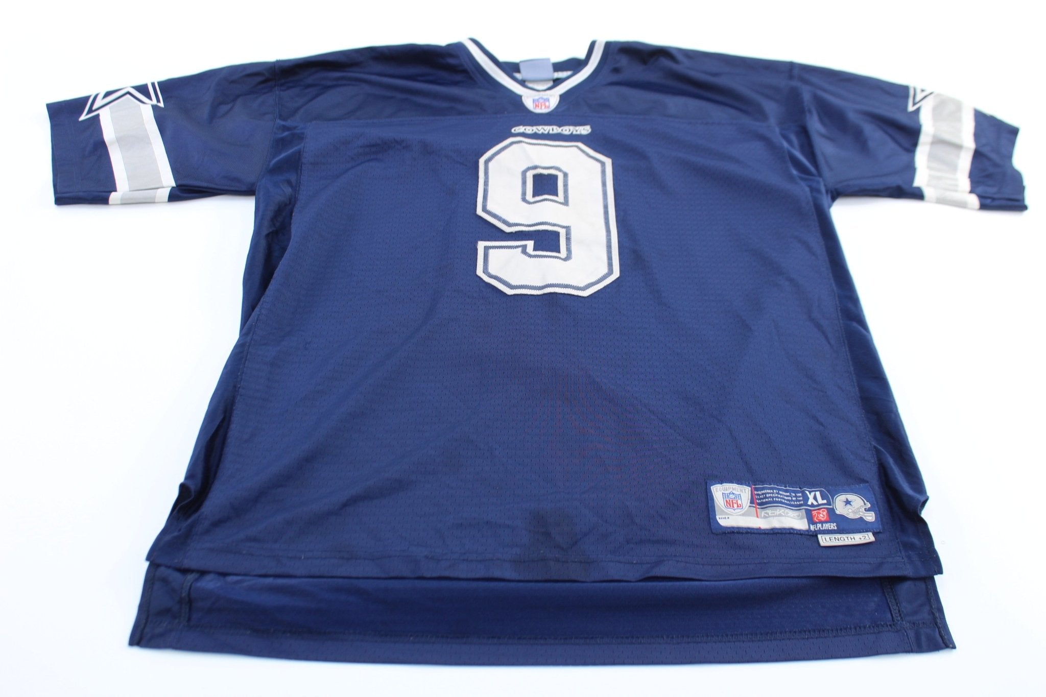 Reebok Logo Dallas Cowboys Tony Romo Football Jersey