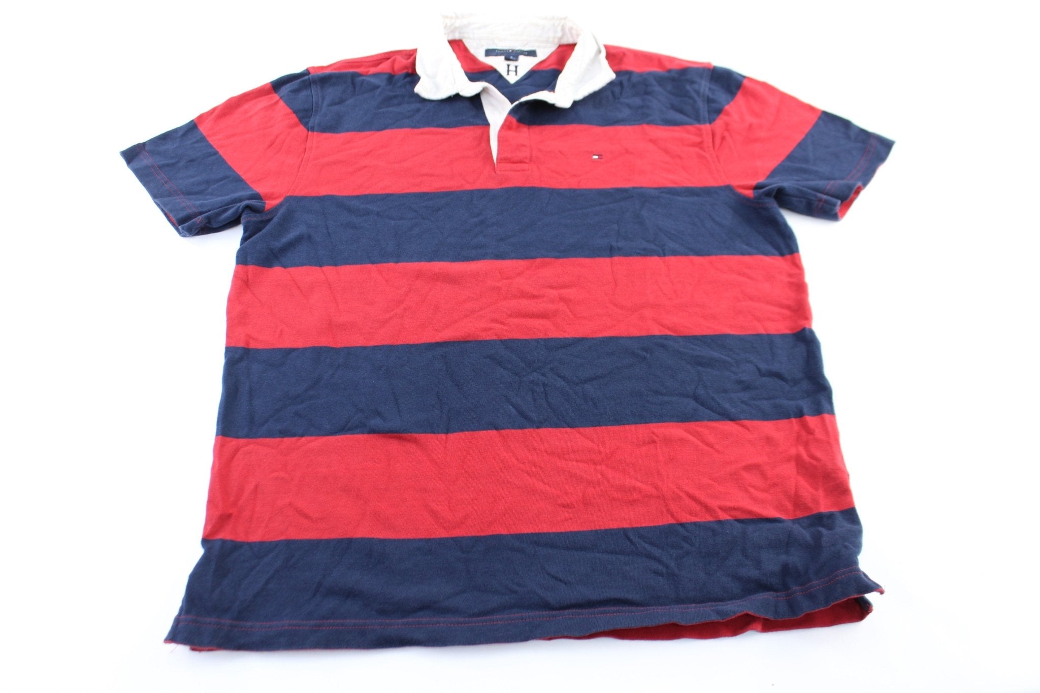 Red tommy hilfiger polo online