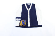 Women's 70's Letterman Cardigan - ThriftedThreads.com