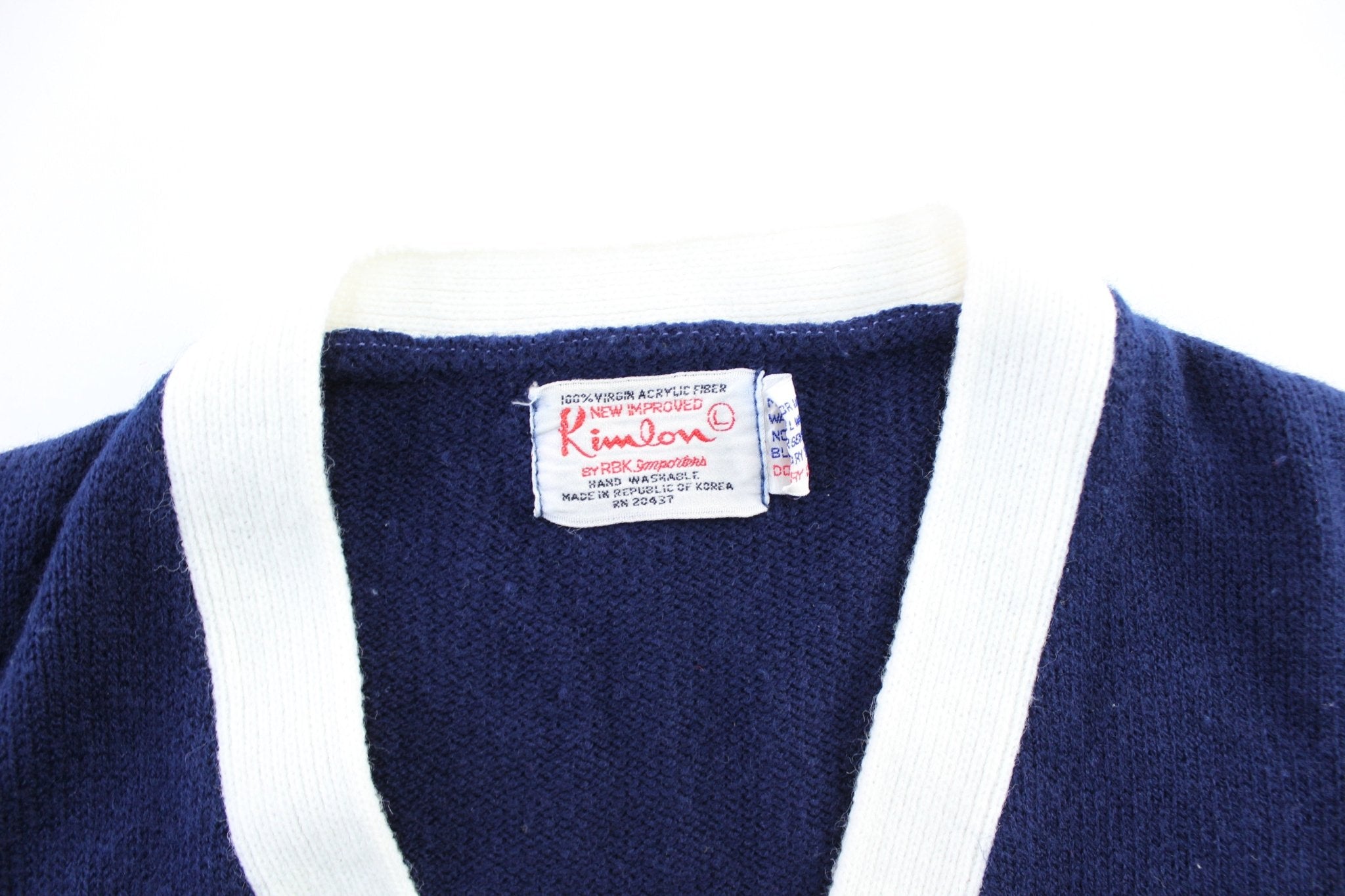 Women's 70's Letterman Cardigan - ThriftedThreads.com