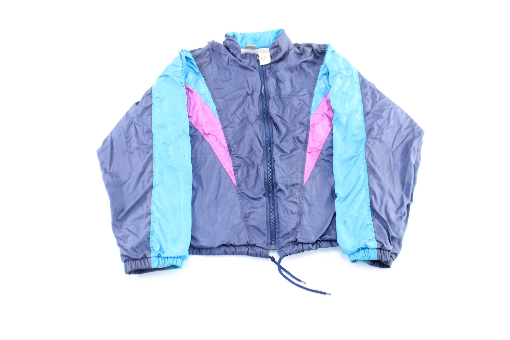 Women's 90's Asics Embroidered Colorful Gore - Tex Zip Up Jacket - ThriftedThreads.com
