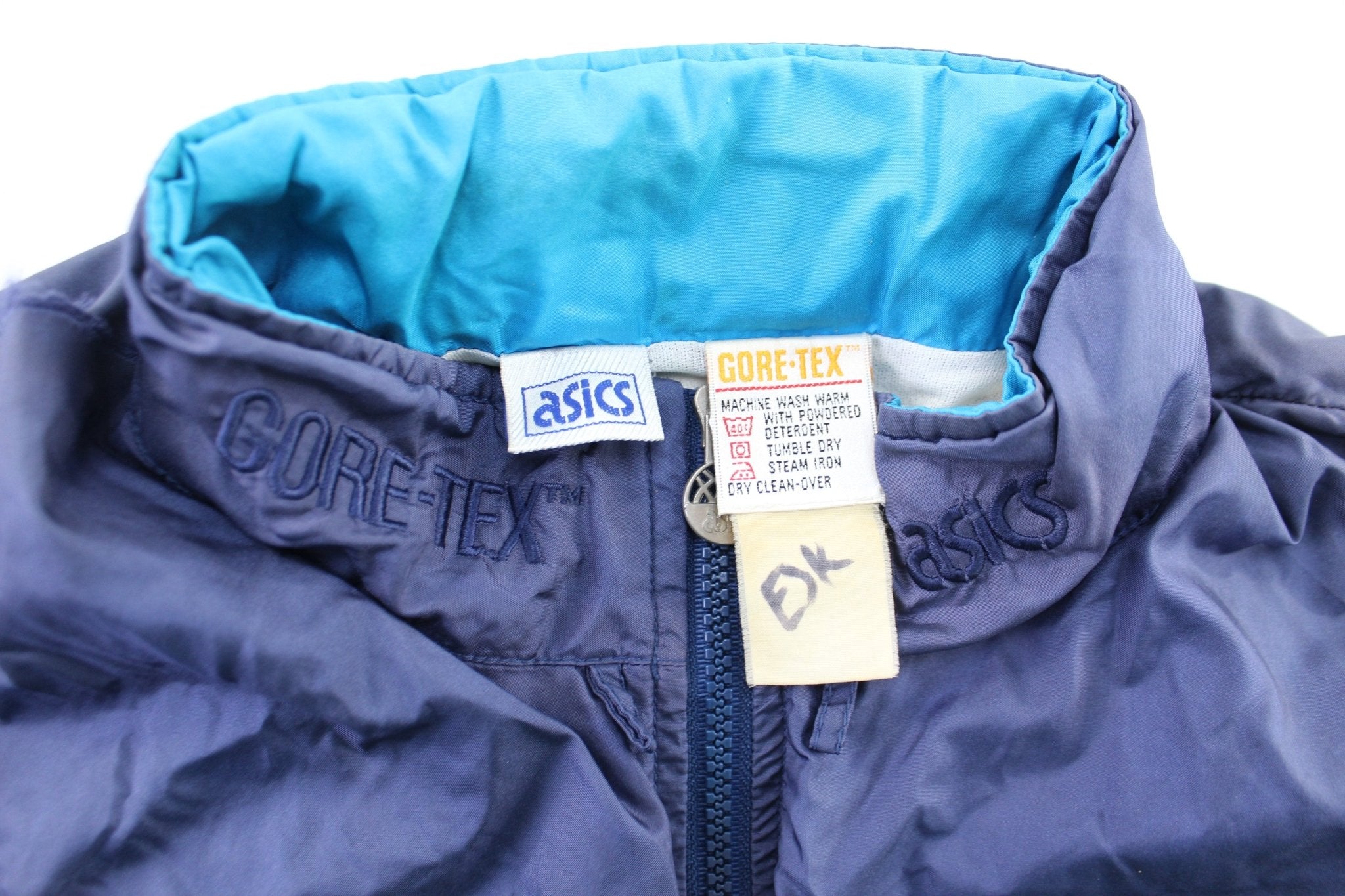 Women's 90's Asics Embroidered Colorful Gore - Tex Zip Up Jacket - ThriftedThreads.com