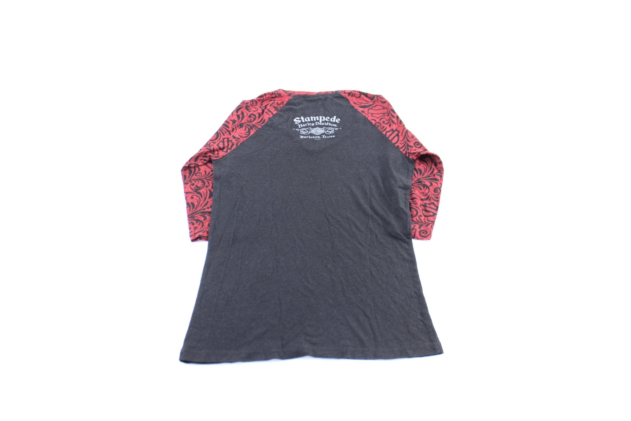 Women's Harley Davidson Motorcycles Burleson, Texas T-Shirt - ThriftedThreads.com