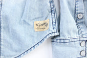 Women's Harley Davidson Motorcycles Denim Button Down - ThriftedThreads.com