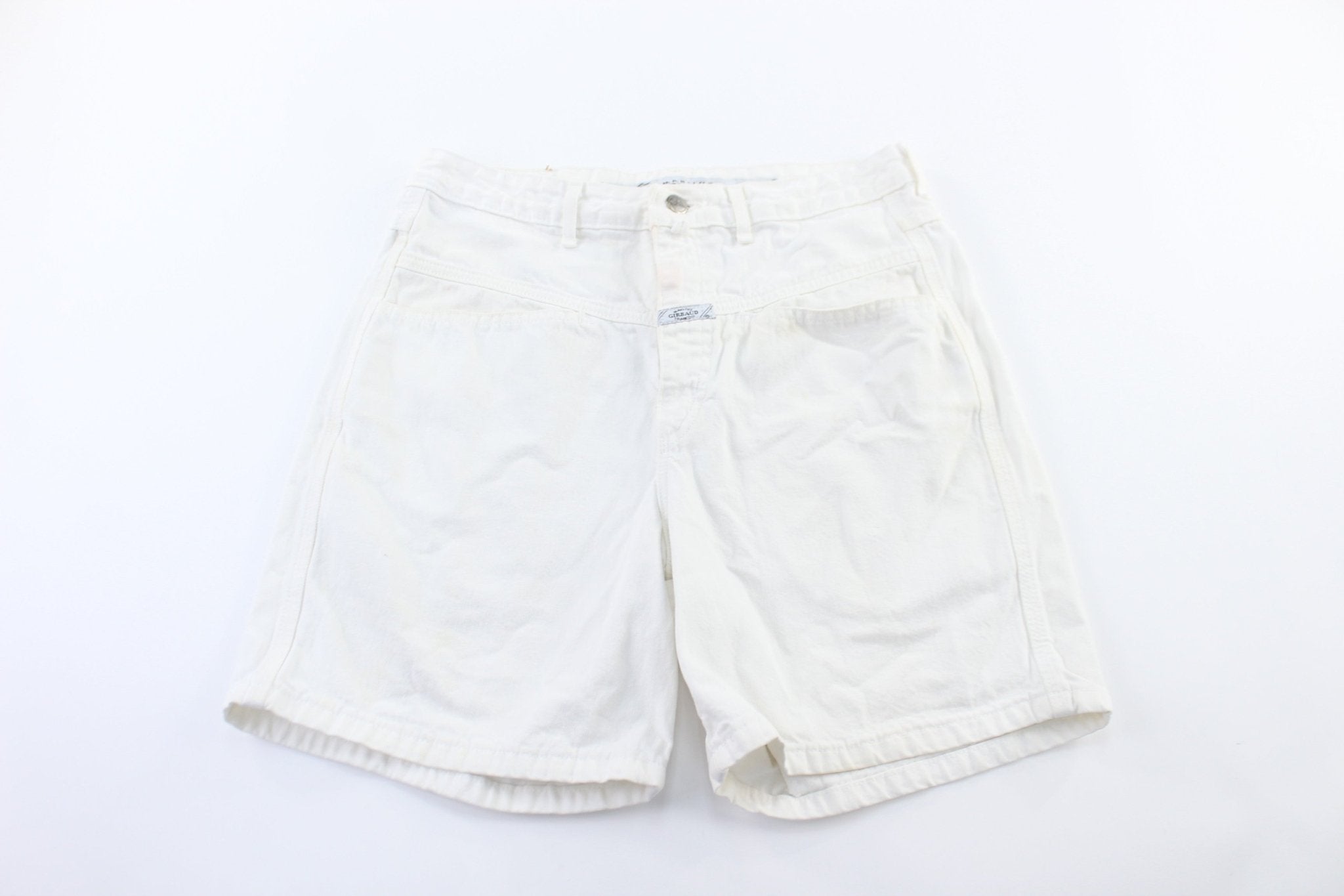Women's Marithe Francois Girbaud White Denim Shorts