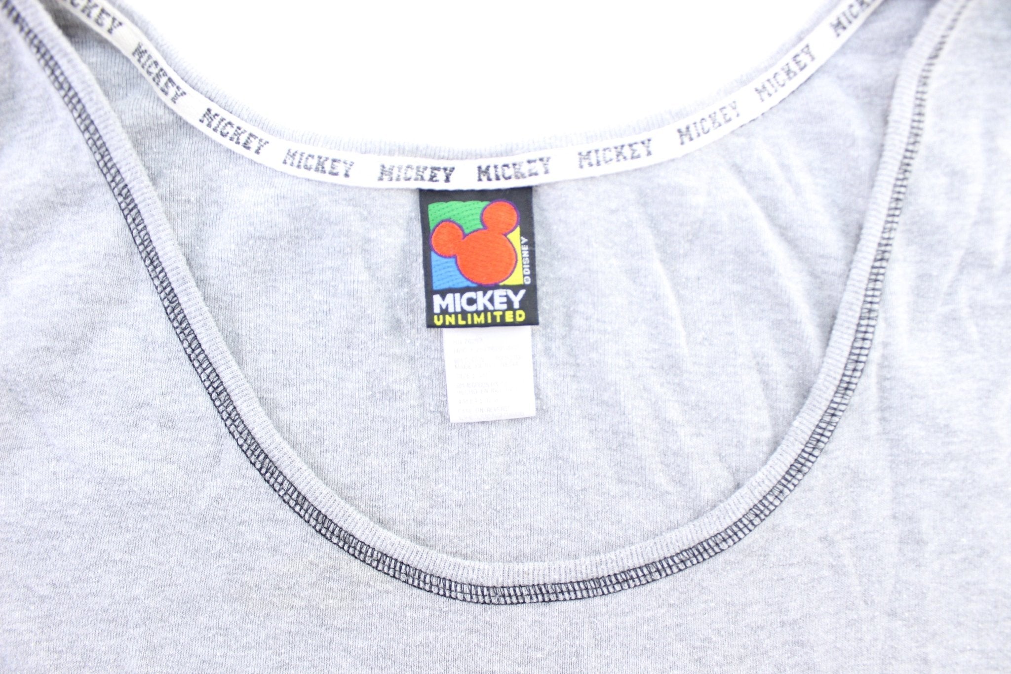 Women's Mickey Unlimited Embroidered Mickey Mouse Tank Top - ThriftedThreads.com