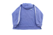 Women's Vintage Adidas Embroidered Logo Blue & White Pullover Hoodie - ThriftedThreads.com