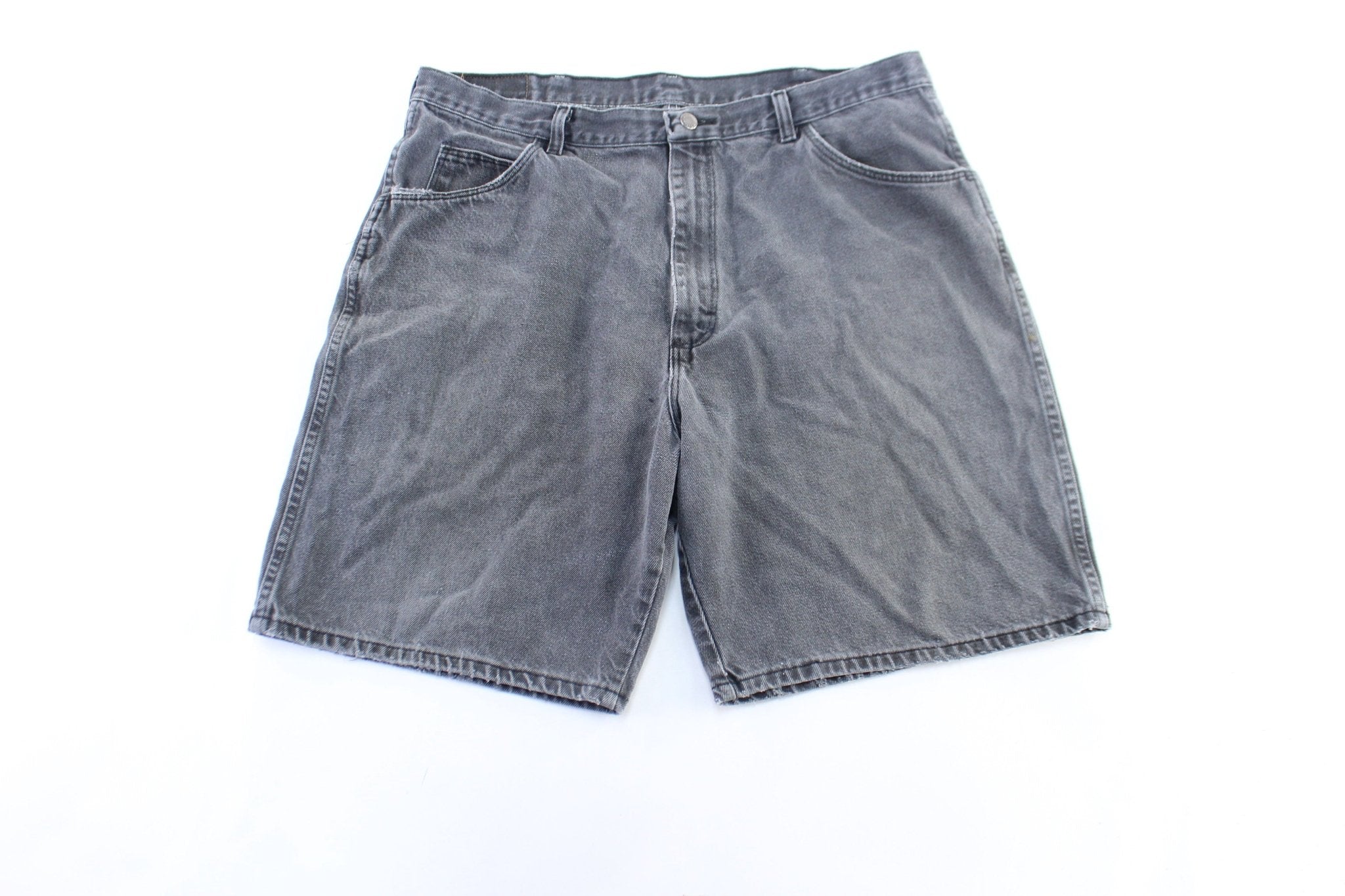 Rollers Low Waist Denim Shorts - Washed Black