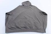 Y2K Nike Center Swoosh Logo Grey Pullover Hoodie - ThriftedThreads.com