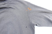Y2K Nike Embroidered Center Swoosh Logo Grey Pullover Hoodie - ThriftedThreads.com