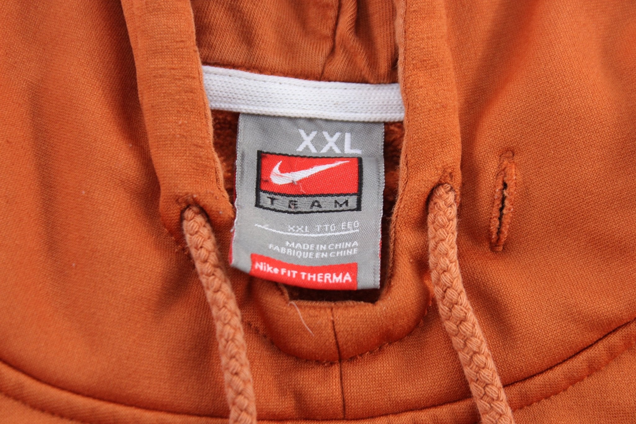 Y2K Nike Embroidered Swoosh Logo University of Texas Pullover Hoodie - ThriftedThreads.com