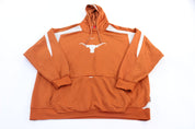 Y2K Nike Embroidered Swoosh Logo University of Texas Pullover Hoodie - ThriftedThreads.com