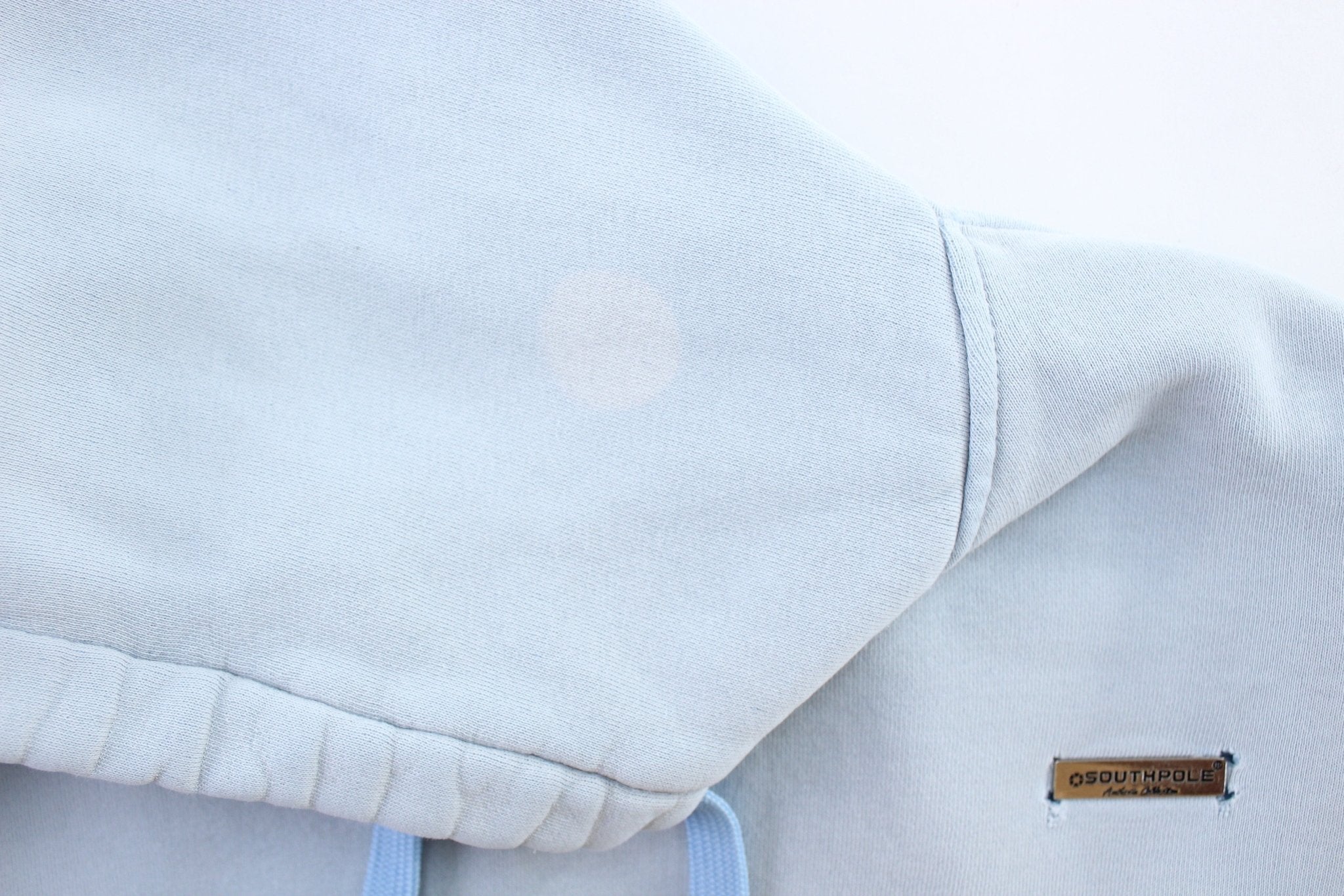 Y2K SouthPole Light Blue Pullover Hoodie - ThriftedThreads.com