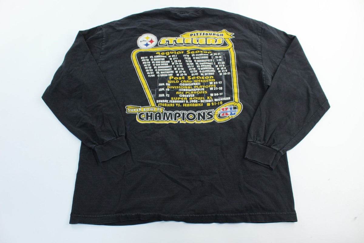 PITTSBURGH STEELERS SUPERBOWL XL 2006 CHAMPIONS MEDIUM T-SHIRT