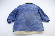 70's Sears Sportswear Denim Sherpa Jacket - ThriftedThreads.com