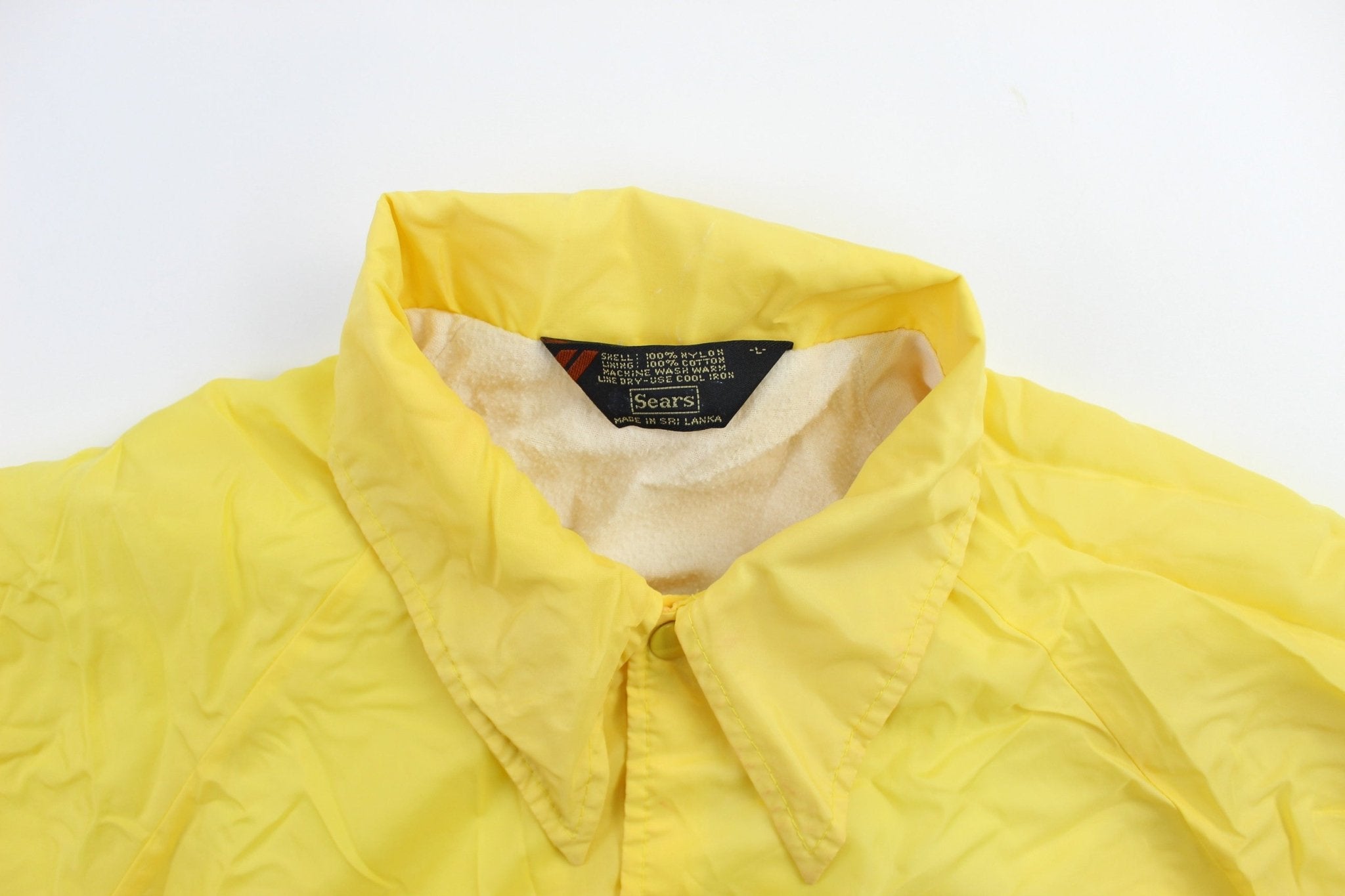 70's Sears Wolf Creek Moto Windbreaker Jacket - ThriftedThreads.com