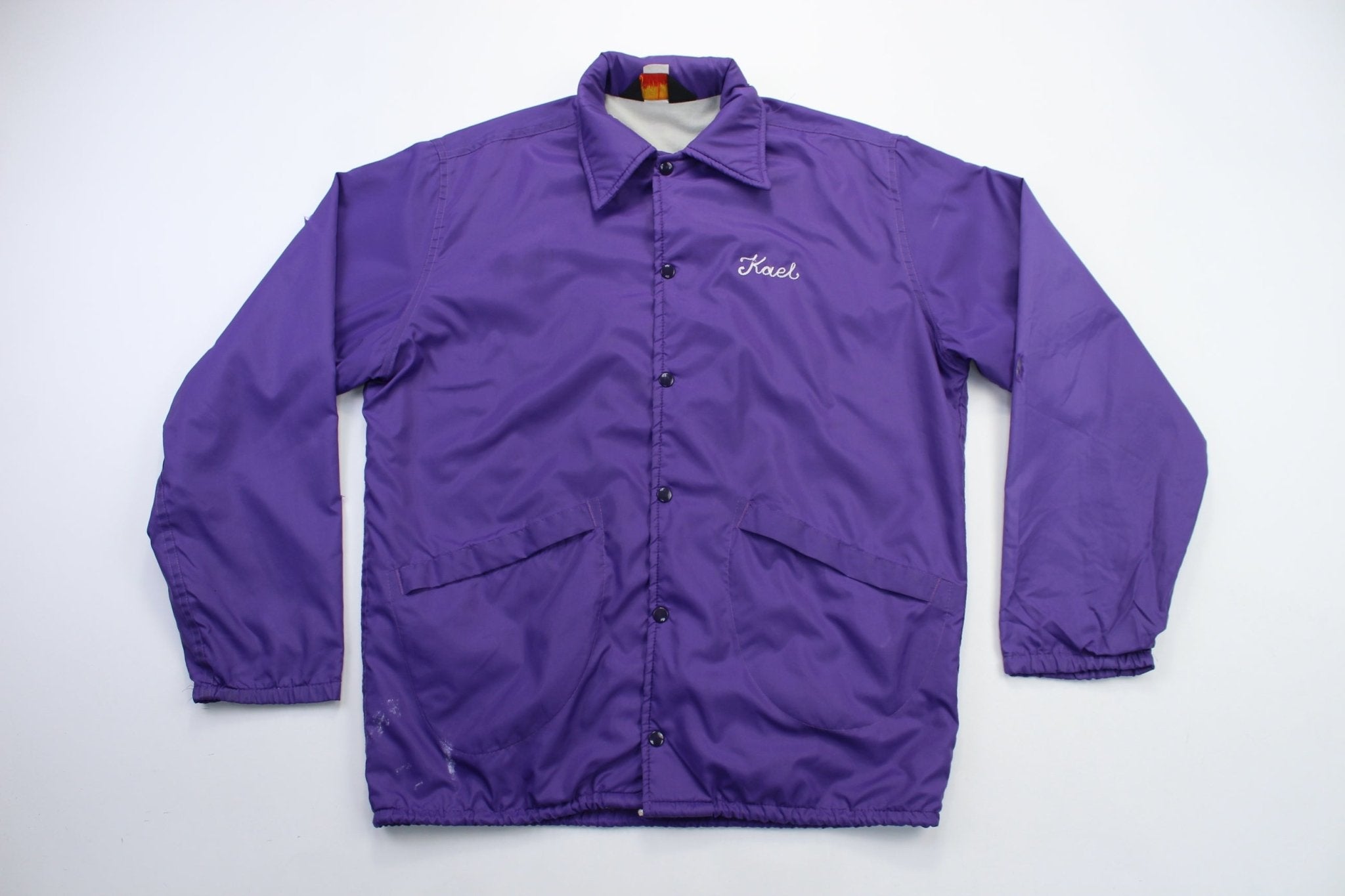 70’s Vikings Graphic Windbreaker - ThriftedThreads.com