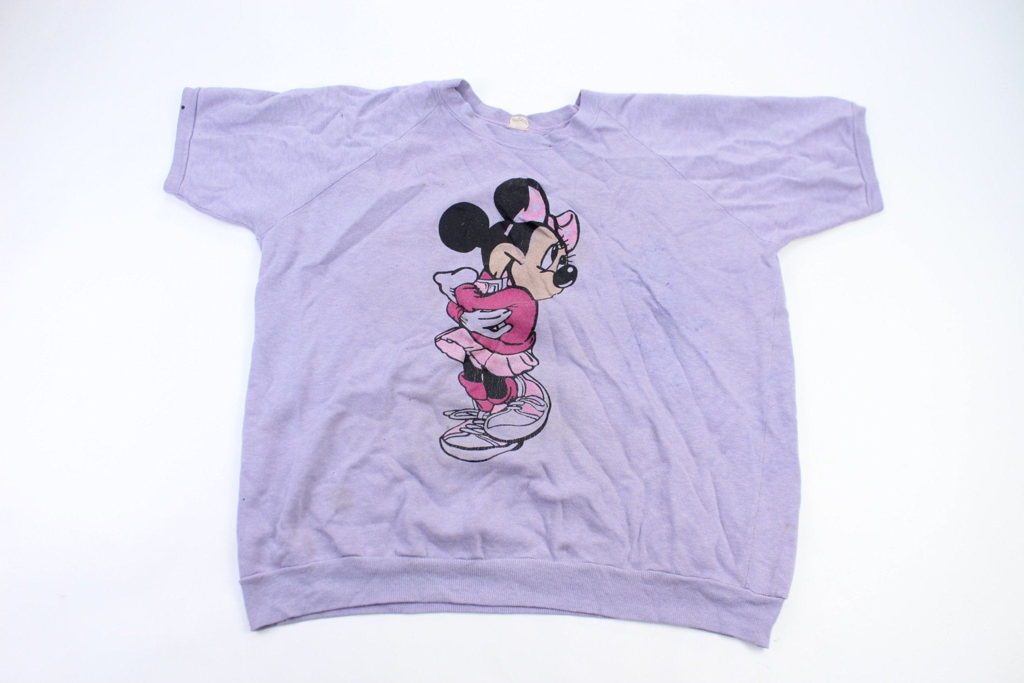 80's Disney Minnie Mouse Sweatshirt - ThriftedThreads.com