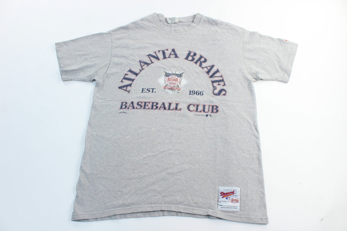 Vintage Atlanta Braves MLB Nutmeg T Shirt / '90s National 