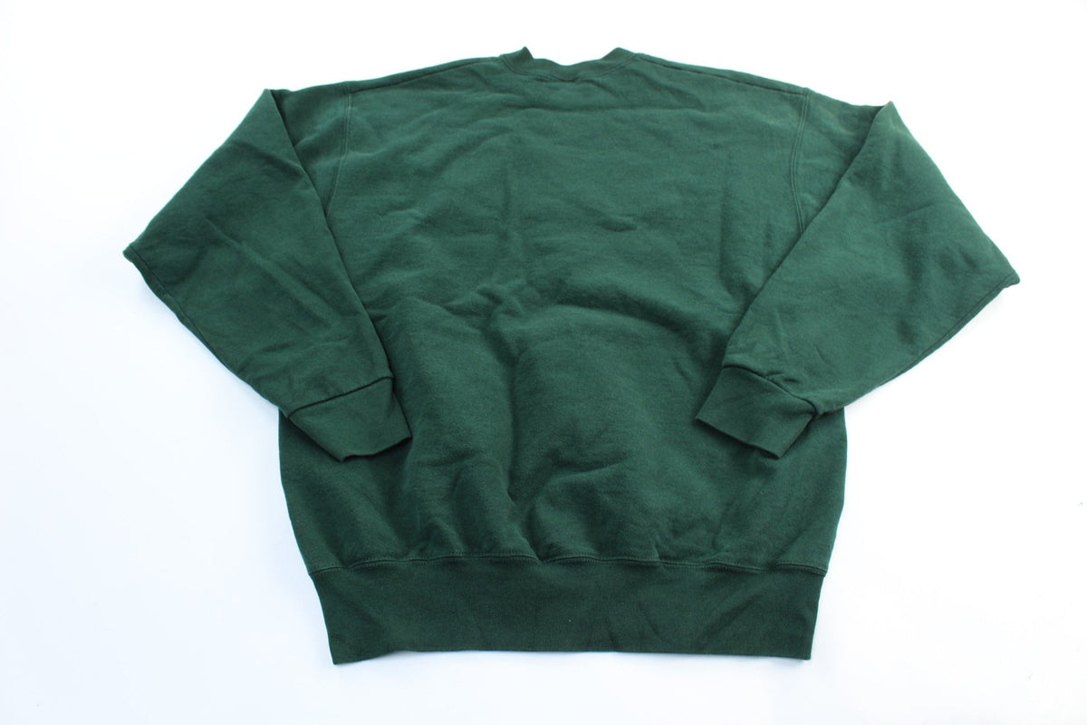 Vintage Green Bay Packers Embroidered Crewneck Sweatshirt