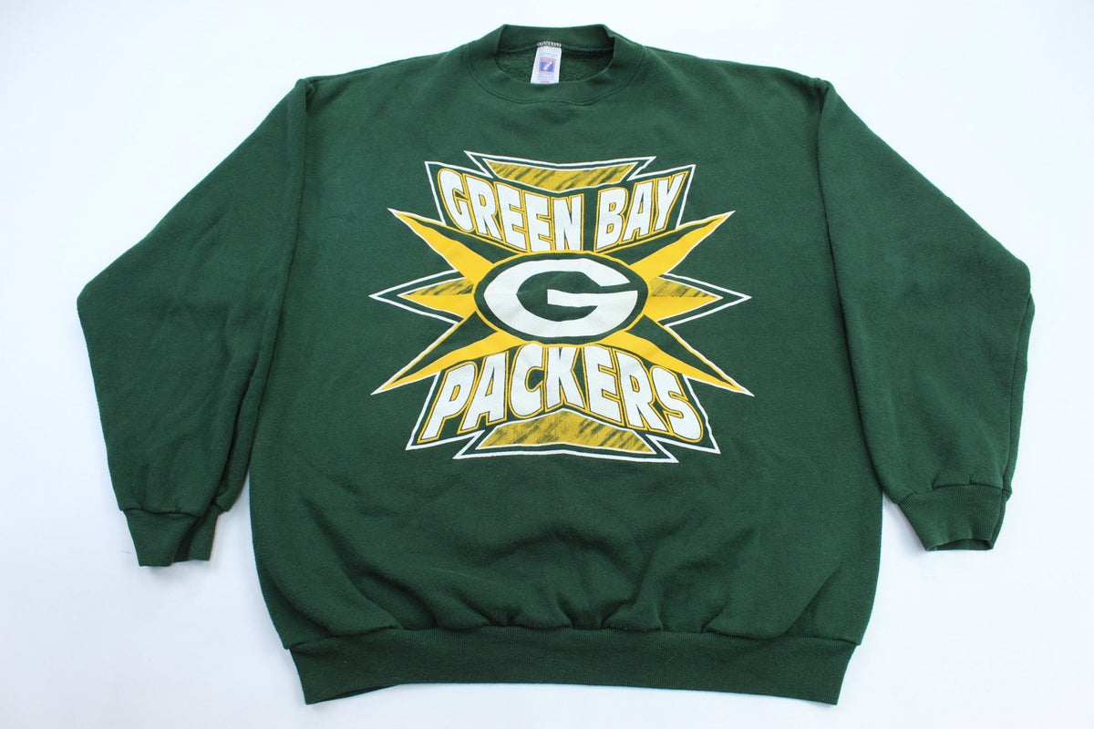 90's Logo 7 Green Bay Packers Sweatshirt –