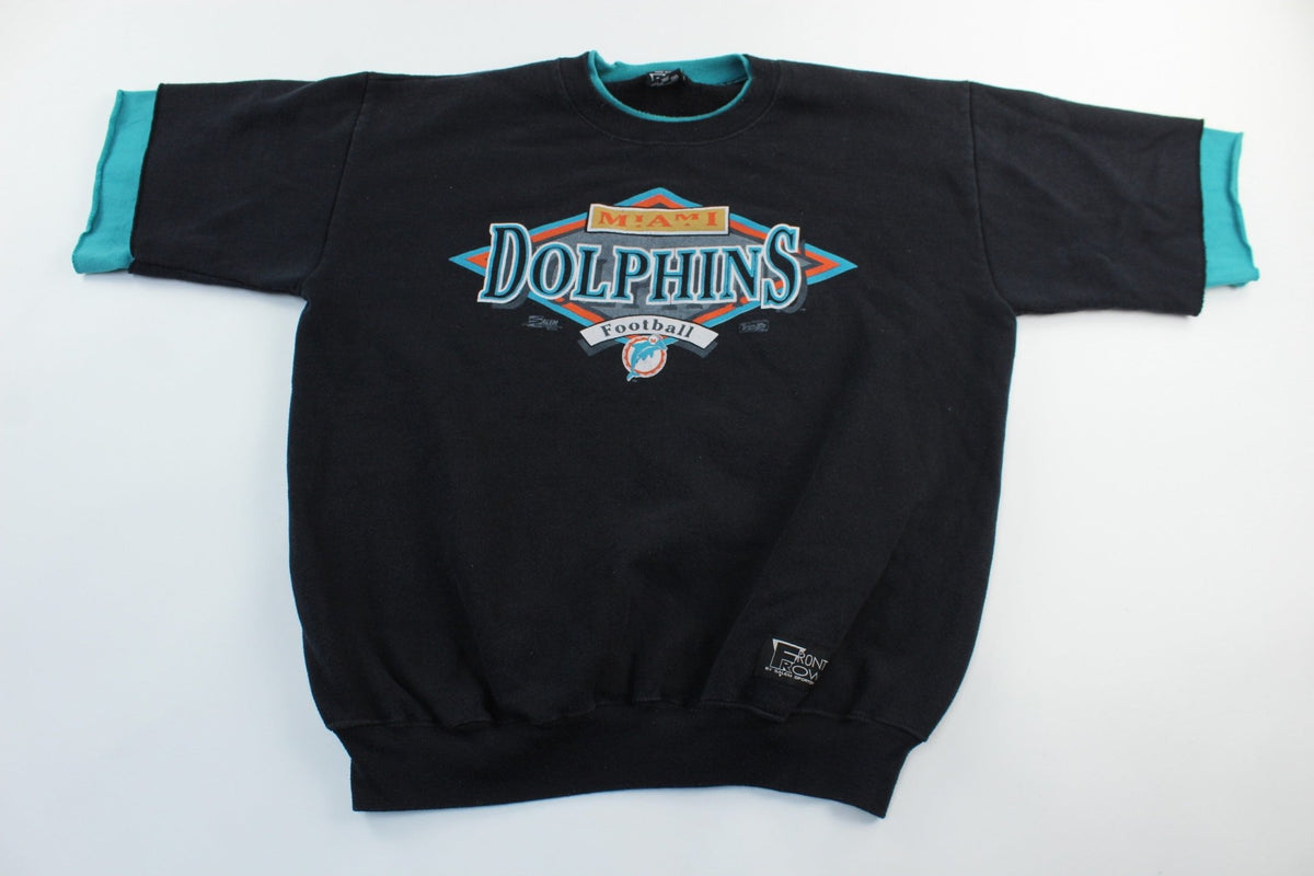 Miami Dolphins Shirt, Vintage Miami Football Short Sleeve Crewneck