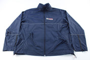 90's Tommy Hilfiger Athletics Navy Blue Zip Up Jacket - ThriftedThreads.com