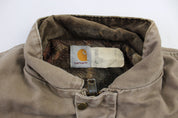 Carhartt Logo Patch Light Brown Ranch Jacket - ThriftedThreads.com